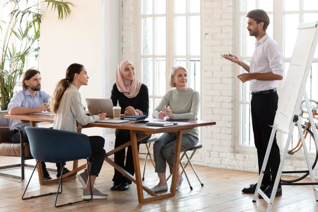 In-company English course at a client office in Amsterdam