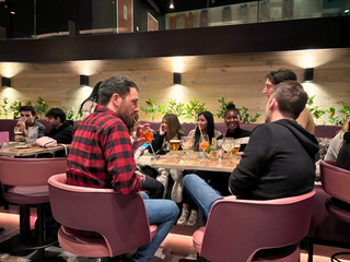 MixTree Languages students socialising at an event